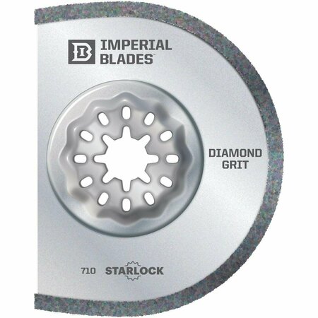IMPERIAL BLADES Starlock 3 In. Segmented Diamond Grit Oscillating Blade IBSL710-1